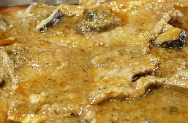 Fricandó de ternera con setas