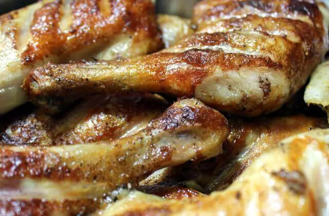 Muslos de pollo asados